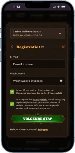 Account aanmaken